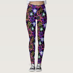 Sterne auf schwarz. leggings