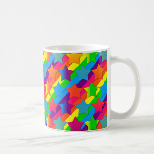 Sterne auf Streifen COFFEE TASSE