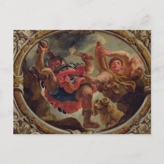 Sterne, aus den Zeichen der Göttin Postkarte (Vorderseite)