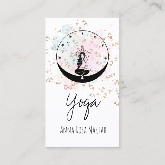 *~* Sterne Celestial AP33 Rainbow Spiritual Chakra Visitenkarte (Vorderseite)