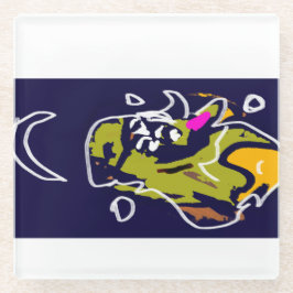 Sterne der Badeanstalt Glasuntersetzer