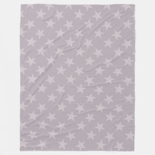 Sterne Elegante Lila Farbe Kreativ Moderne Hübsche Fleecedecke