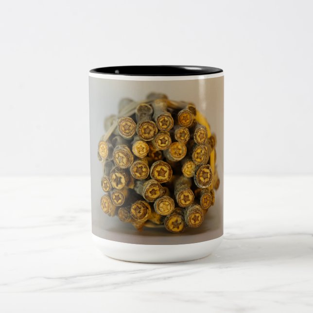 Sterne entlang der Rio Grande Baumwollbaumen Zweifarbige Tasse (Mittel)