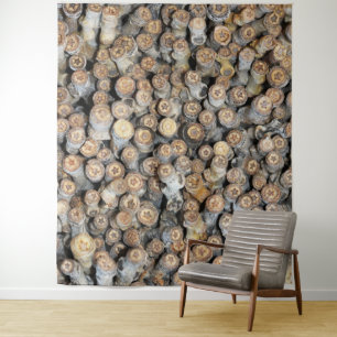 Sterne entlang der Rio Grande Cotton Wood Trees Ta Wandteppich