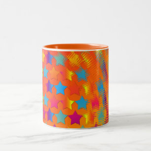 Sterne Exploded-Two-Tone-KAFFEE-TASSE Zweifarbige Tasse