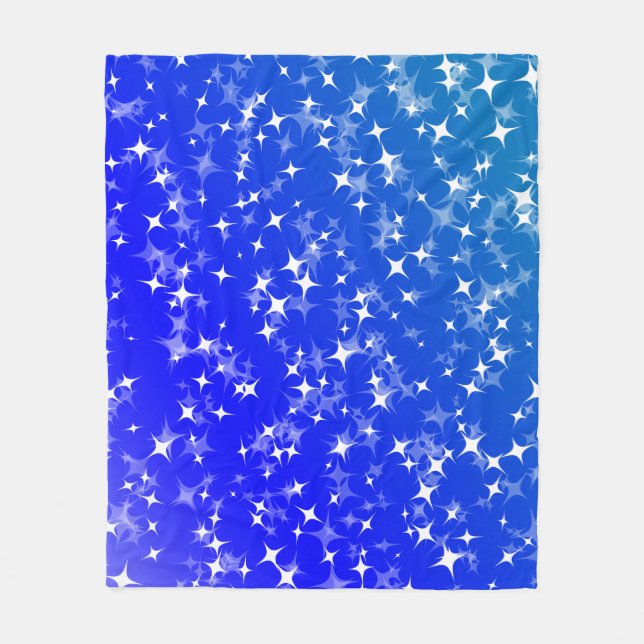 Sterne Fleecedecke (Vorderseite)