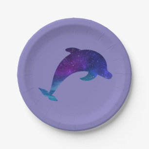 Sterne Galaxis Delphin Stars Galaxy Dolphin Pappteller
