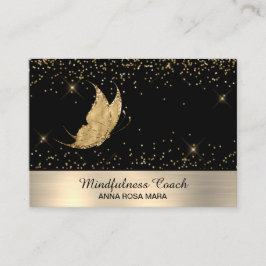*~* Sterne Gold Glitzer Butterfly Mystische Magie Visitenkarte