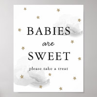 Sterne & Gray Clouds Kinderdusche Sweet Leckerei Z