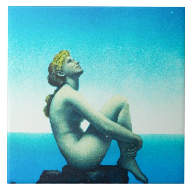 Sterne - große Keramik-Fliese Fliese (Vorderseite)