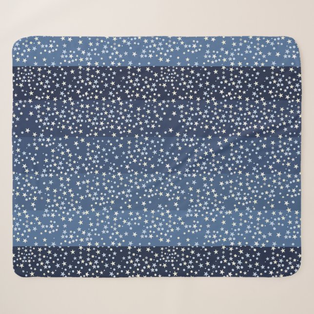 Sterne im Himmel Sherpadecke (Vorderseite (Horizontal))
