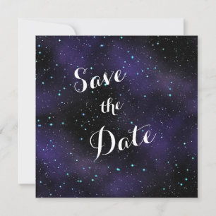 Sterne im Nachthimmel Save the Date Wedding