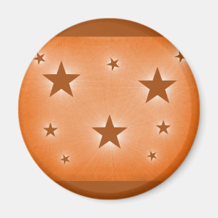 Sterne im Night Sky Magnet, Orange Magnet