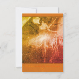 Sterne im Retro-Stil RSVP Karte