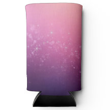 Sterne im rosa Weltraum