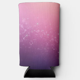 Sterne im rosa Weltraum Selters Dosenkühler