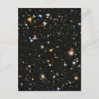 Sterne im Weltraum - Hubble für extrem tiefe Felde Postkarte
