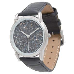 Sterne in der galaktischen Masse der Milchstraße. Armbanduhr