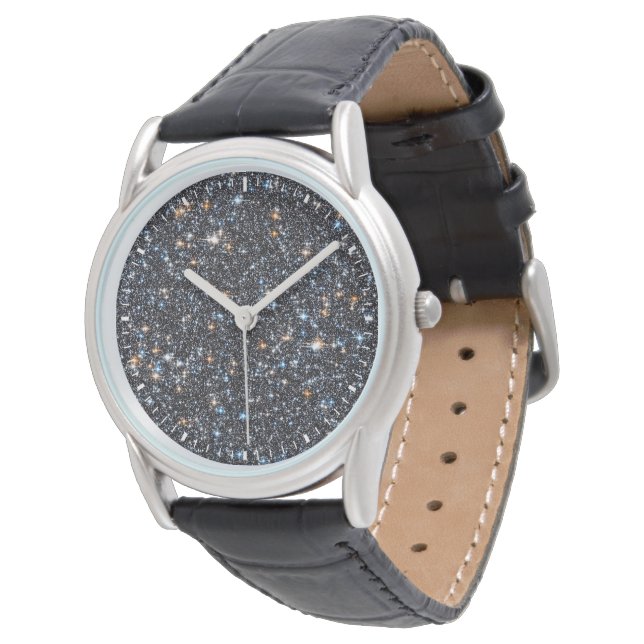 Sterne in der galaktischen Masse der Milchstraße. Armbanduhr (Schrägansicht)