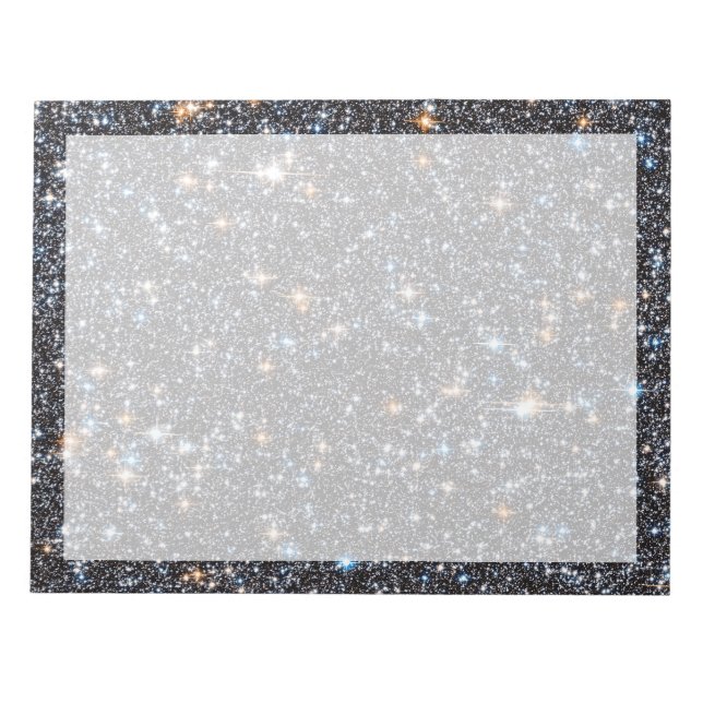 Sterne in der galaktischen Masse der Milchstraße. Notizblock (Vorderseite)