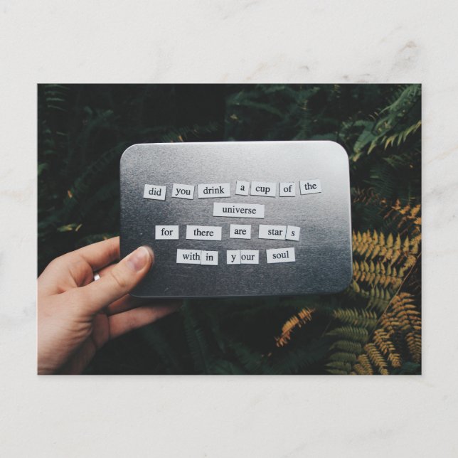 Sterne innerhalb Ihres Souls Postkarte (Vorderseite)