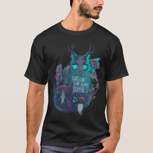 Sterne können ohne Dunkelheit einschlafen T-Shirt (Vorderseite)