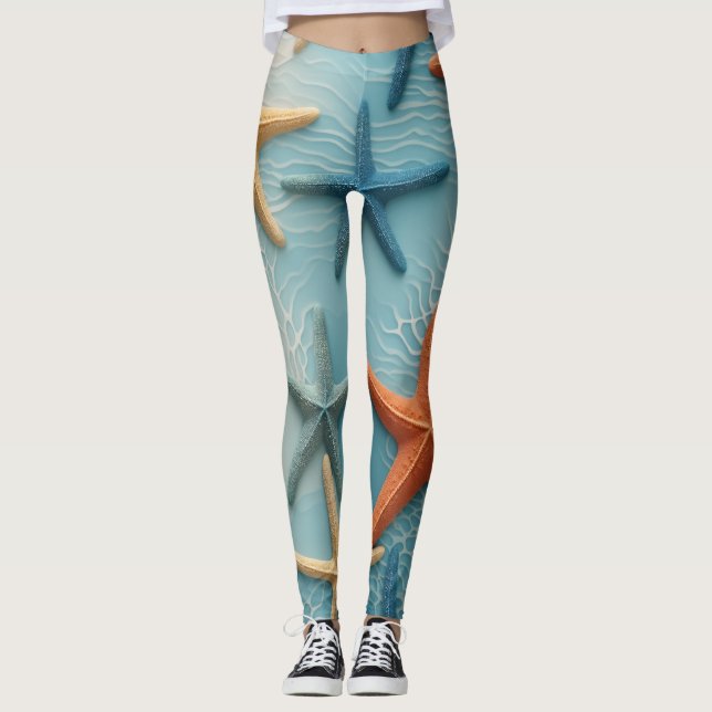 Sterne Leggings (Vorderseite)