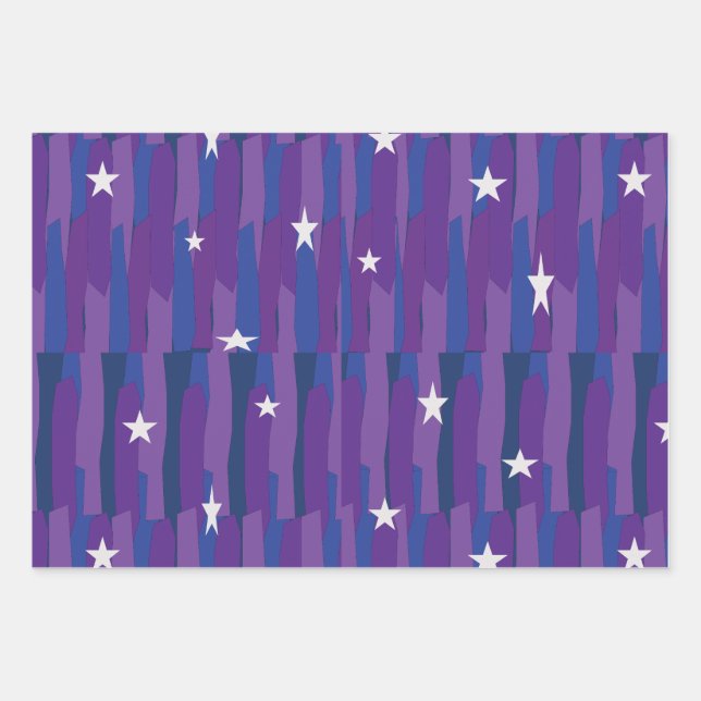 Sterne meines Glücks. Geschenkpapier Set (Vorderseite)