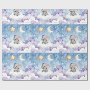 Sterne mit wiederholendem Muster Wallpaper Geschenkpapier