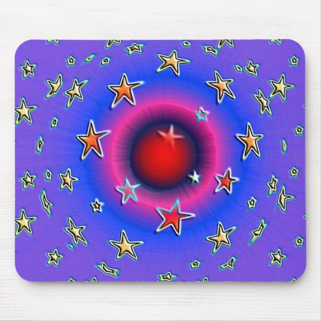 Sterne Mousepad (Vorne)
