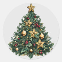 Sterne Ornamente Weihnachtsbaumsticker