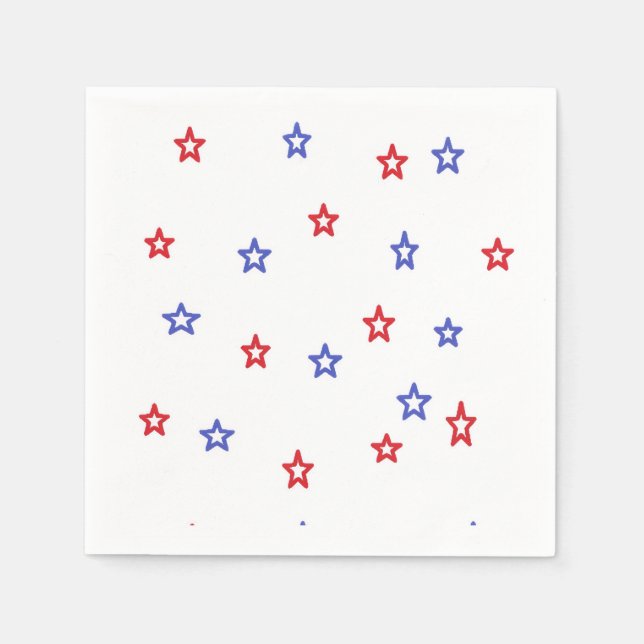 Sterne Patriotische Partei  Serviette (Vorderseite)