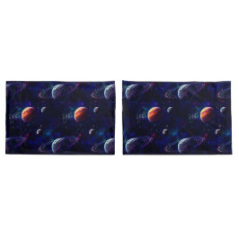 Sterne, Planeten, Galaxie, Weltraum Kissenbezug