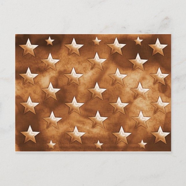 Sterne Postkarte (Vorderseite)