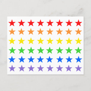 Sterne Postkarte