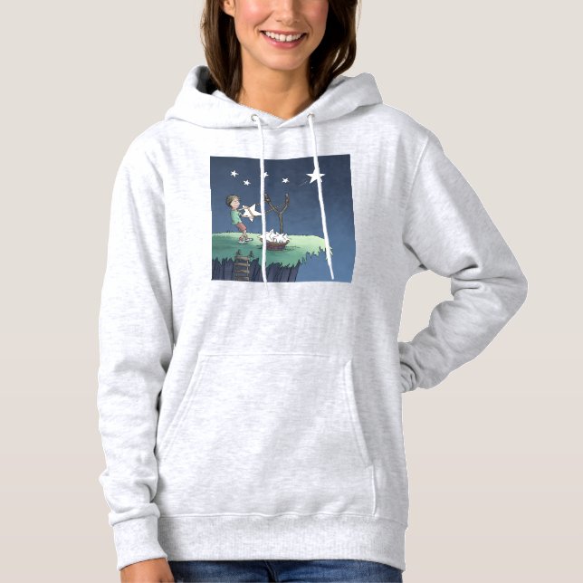 Sterne schießen - Wissheid gestalten Hoodie (Vorderseite)