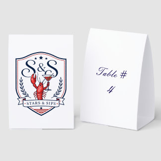 Sterne & Sips Fourth of July America 250 Tischaufsteller
