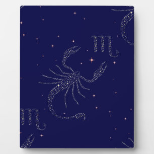 Sterne Skorpion Fotoplatte