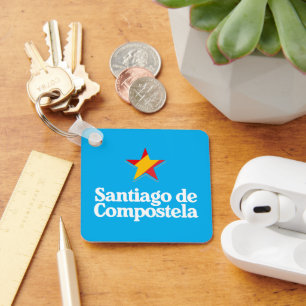 Sterne Spaniens – Santiago de Compostela Schlüsselanhänger