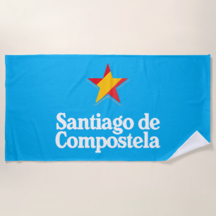 Sterne Spaniens – Santiago de Compostela Strandtuch
