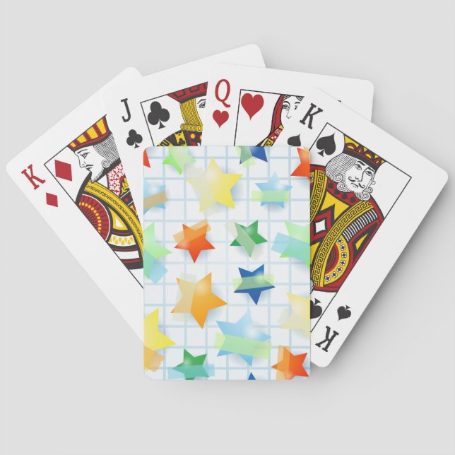 Sterne Spielkarten (Rückseite)