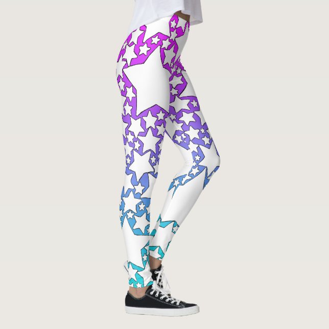 Sterne, Sterne, Sterne Leggings (Rechts)