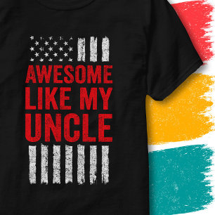 Sterne Streifen Flagge Zitat Großartig Wie Mein On T-Shirt