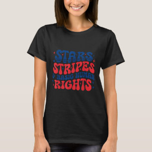 Sterne Streifen Gleichberechtigung 4. Juli Gleiche T-Shirt