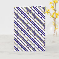 Sterne & Streifen MUSTER gold rot oder blau