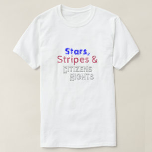 Sterne, Streifen und Bürgerrechte T-Shirt