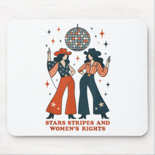Sterne Streifen Und Frauenrechte 4. Juli Gleich Mousepad