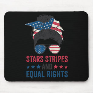 Sterne Streifen Und Gleiche Rechte 4. Juli Frauen Mousepad