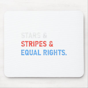 Sterne Streifen Und Gleiche Rechte 4. Juli Frauen Mousepad