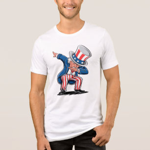 Sterne, Streifen und Schwanz: Onkel Sam erhält Tre Tri-Blend Shirt